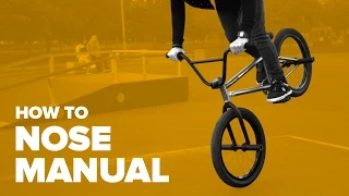 Как сделать ноуз мануал на BMX (How to Nose manual BMX)