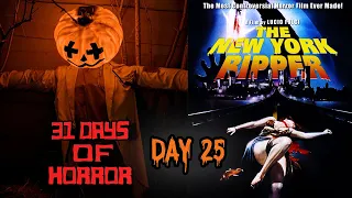 SLEAZIEST ITALIAN QUACKING SLASHER! | The New York Ripper (1982) | 31 Days Of Horror 2023 | Day 25