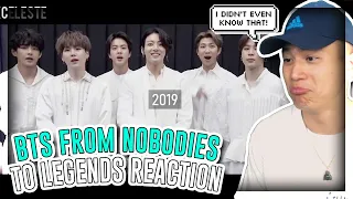 FIRST TIME REACTING TO BTS // FROM NOBODIES TO LEGENDS [2019]!