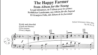 The Happy Farmer by Robert Schumann