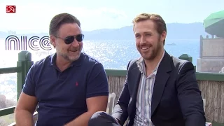 Interview Russell Crowe & Ryan Gosling THE NICE GUYS Cannes 2016