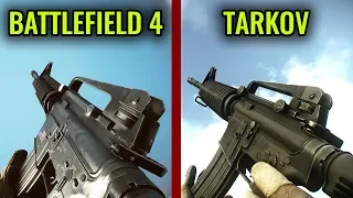 Escape from Tarkov VS BATTLEFIELD 4 - Weapon Comparison