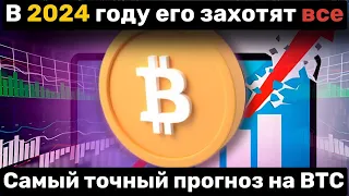 💎 Прогноз на Биткоин в 2024! Почему BTC обойдёт золото и станет активом №1?