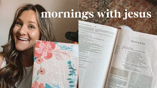 HOW I BIBLE STUDY | mornings with Jesus ✨