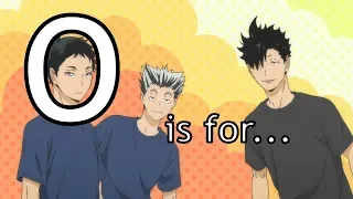 Learn the Alphabet with Haikyuu Memes