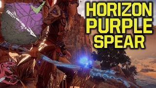 Horizon Zero Dawn Tips  - How to get the PURPLE SPEAR (Horizon Zero Dawn gameplay PS4 pro)