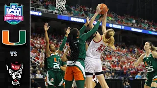 Miami vs. NC State ACC Women's Basketball Tournament Championship Highlights (2022)