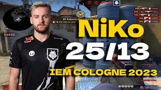 CSGO POV G2 NiKo (25/13) vs Astralis (INFERNO) @ IEM Cologne 2023 Semi-final
