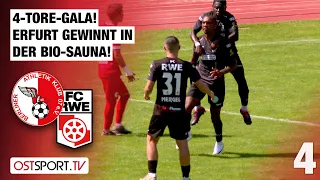 4-Tore-Gala! Erfurt gewinnt in Bio-Sauna: Berliner AK - Rot-Weiß Erfurt 0:4 | Regionalliga Nordost