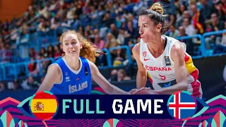 Spain v Iceland | Full Basketball Game | FIBA Women's EuroBasket 2023 Qualifiers