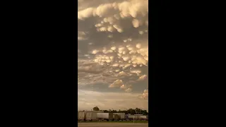 'Wow': Mammatus Clouds Adorn Sky as Severe Weather Hits Kansas