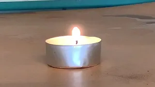 Sauerstoff und Kerze