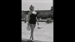 Marilyn Monroe at the pool in "Monkey Business" 1952. #shorts #movie #star