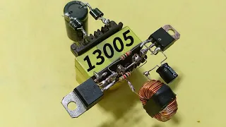 13005 Transistor Inverter|How To Make DC Voltage Booster With 13005 Transistor|Solar Inverter