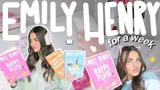 I read emily henry books for an entire week 📖☀️🐚💗 *spoiler free reading vlog*