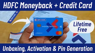 HDFC MONEY BACK + CREDIT CARD UNBOXING & ACTIVATION | LIFETIME FREE HDFC MONEY BACK + CREDIT CARD |