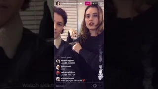 Tyler Young + Iliana Raykovski (ThatGibsonGirl) IG Live about new video: Home & Alone?