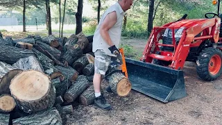 Firewood Splitting Prep - Getting Things Ready