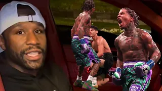 Floyd Mayweather Reacts to Gervonta Davis KNOCKING OUT Ryan Garcia