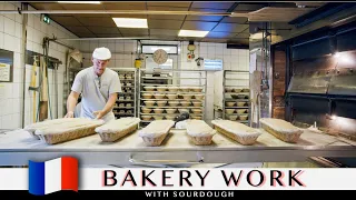 Legendary Alpine bakery with wood fired oven | Sourdough bread making in France