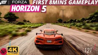 Forza Horizon 5 Ultra Realistic 4k Gameplay - The Intro Race | 4K 60FPS