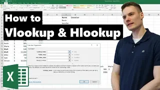 VLOOKUP & HLOOKUP in Excel Tutorial