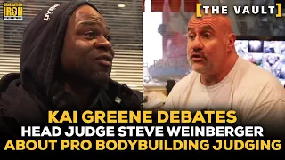 Kai Greene Debates Head Judge Steve Weinberger About Judging In Bodybuilding | GI Vault