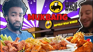 BUFFALO WILD WINGS MUKBANG & WE MET NEW FRIENDS......& this HAPPENED!!!!