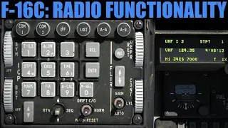 F-16C Viper: AN/ARC-164 & AN/ARC-222 Radios Tutorials | DCS WORLD