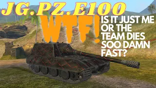 JG.PZ. E100 WHY THE F.. ARE THEY DIEING soo FAST??? 😡😡😡 3,8 dmg World Of Tanks Blitz #wotblitz #wot