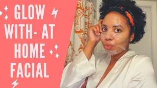 Glow Peel Skincare Routine : At Home Facial