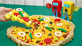 Make the Best Lego Pizza IRL - Stop Motion & ASMR Video