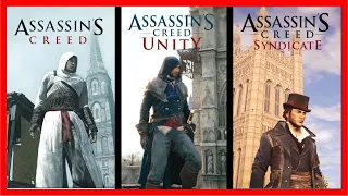 Evolution of Leap of Faith from Highest Points in Assassin's Creed Games (2007-2020)