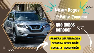 ¿Los NISSAN ROGUE Son Buenos? ¡Descubre las 9 fallas más comunes! |#nissan