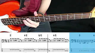 Queen - Under Pressure (Bass cover with tabs)