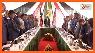 President William Ruto chairs Cabinet meeting at Kakamega State Lodge