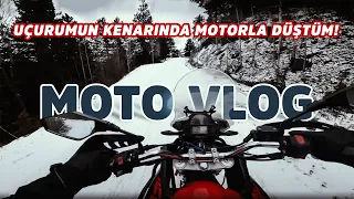 KARLI DAĞ YOLLARINDAN BUZ TUTMUŞ GÖLE YOLCULUK - KARAGÖL MOTOVLOG