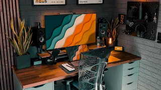 My ULTIMATE Cozy DESK SETUP Tour 2024 | Workspace for Productivity & Creativity