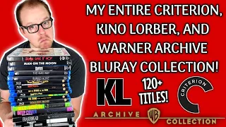 MY ENTIRE CRITERION, KINO LORBER, AND WARNER ARCHIVE COLLECTION! | 120+ BLURAY/4K TITLES!