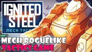 Mech Roguelike Turn-based-tactics Game | Ignited Steel: Mech Tactics Review & Gameplay