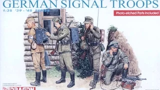 Обзор "German signal troops" Немецкие Радисты 6053 Dragon 1/35 (c фото-травлением)
