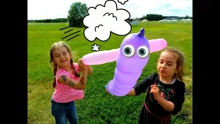 Развлечение для Детей! Самый Длинный Шар в Мире.Челлендж Бешеные Шарики! Challenge Crazy  Balloon