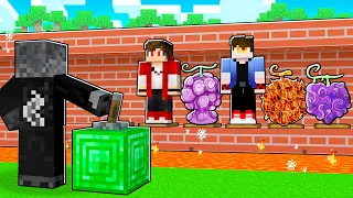 TROLLEI meus AMIGOS com as PIORES DEVIL FRUITS de ONE PIECE no MINECRAFT