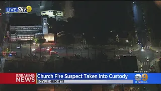 Church Fire Suspect Taken Into Custody