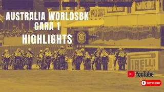 Australia 2024 WorldSBK Race 1 Highlights