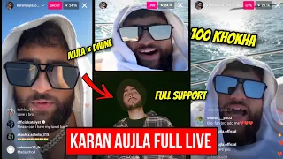 Karan Aujla Instagram Live | Karan Aujla Live Talking About New Song & Shubh Leo | 100 Khokha