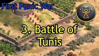 3. Battle of Tunis | The First Punic War | AoE2: DE Return of Rome