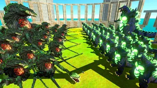 Growing Super Godzilla vs Growing Biollante in Epic Arena - Who will win?