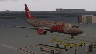 X-Plane 11 - Flight in the 737 from Heathrow to Manchester airport PT2