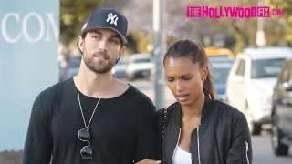 Jasmine Tookes & Tobias Sorensen Go Shopping At Fred Segal In West Hollywood 5.16.16